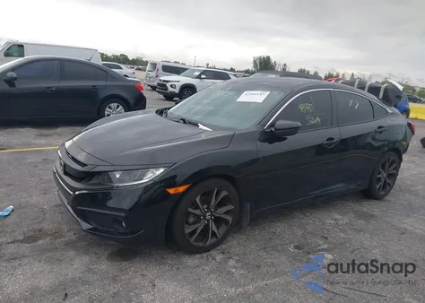 2019 Honda Civic Sport from USA, damaged, VIN 2HGFC2F82KH545479